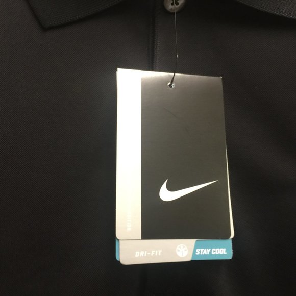 Nike Golf Dri-Fit Polo Black Large - Picture 6 of 9